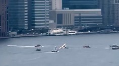 VIDEO: Dramatické chvíle. Hydroplán sa nakláňal nabok, potom tvrdo pristál na rieke