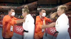 VIDEO: Drsný bojový rituál nemeckej džudistky. Tréner s ňou začal lomcovať a prefackal ju