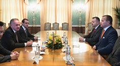 Prezident Andrej Kiska sa stretol s lídrami hnutia Sme rodina a OĽaNO
