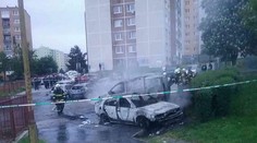 VIDEO: Takto zhorelo v košických Ťahanovciach nadránom 14 aut