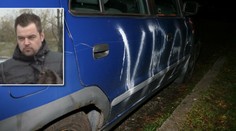 Vrah! To napísali Kramnému na auto