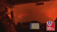 Austrálski hasiči zverejnili zábery pripomínajúce katastrofický film