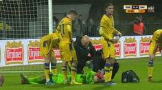 VIDEO: Z bitky o top šestku veľká šou nebola. Po záverečnej šanci museli v Podbrezovej zasahovať lekári