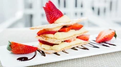 Jahodové mille-feuilles