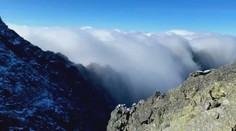Tatranská Niagara: V oblasti Malých Rysov sa podarilo zachytiť zaujímavý meteorologický úkaz
