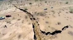 Obrovská prasklina vystrašila Mexičanov