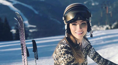 Andrea Verešová má odvahu! Hore bez na lyžiarskom svahu