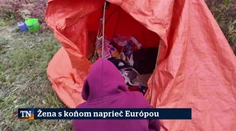 Žena s koňom naprieč Európou