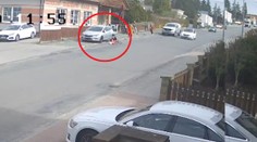 VIDEO: Centimetre od tragédie. Nezabrzdené auto zrazilo tehotnú matku s dieťaťom v kočíku