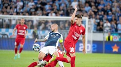 Veľké trápenie proti malému súperovi. Slovan pôjde v Lige majstrov do odvety s remízou