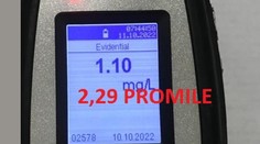 V Ilave si sadla za volant opitá vodička (40). Ráno jej namerali takmer 2,3 promile, skončila v cele