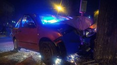 Tragická nehoda v bratislavskom Ružinove. Muž zahynul po náraze autom do stromu