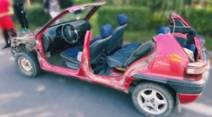 GALÉRIA: Netradičný „kabriolet“ brázdil ulice Lučenca. Za volantom sedel mladík bez vodičáku