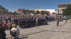 Históriou žije celá Nitra. Do mesta na sviatok pricestovali pútnici z celého Slovenska