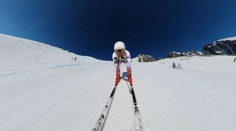 Rýchliky v Lomnickom sedle. Traja lyžiari sa pokúsili prekonať rýchlostný rekord Vysokých Tatier