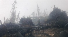 Rozsiahly lesný požiar na Orave: Sledujte zábery z centra diania