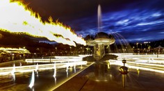 GALÉRIA: Legendárna fontána v Bratislave sa rozsvietila prvýkrát po 16 rokoch