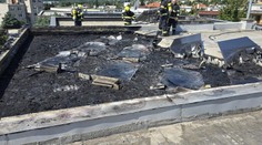 FOTO: V Nitre pod Zoborom horel rodinný dom