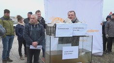 Protest proti dánskej farme pri Komárne: Poľnohospodári tvrdia, že ničí krajinu