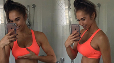 Fitnes modelka zverejnila snímku týždeň po pôrode. Pozerajte!