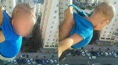 Muž vystrčil dieťa z 15. poschodia. Aby ho nepustil, chcel tisíc lajkov