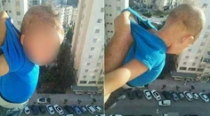Muž vystrčil dieťa z 15. poschodia. Aby ho nepustil, chcel tisíc lajkov
