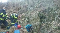 V jaskyni v Hubinej uviazol v 18-metrovej hĺbke človek