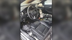 Záhadný požiar v interiéri auta. Z vozidla sa šíril dym priamo pod bytovkou v Prešove