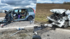 Vážna nehoda. Medzi zranenými je aj dieťa, zasahoval vrtuľník