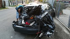 Ďalšia nehoda vlaku RegioJet: Vodič auta vošiel na koľajnice a ušiel