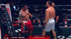 VIDEO: Kde bol rozhodca? Bojovník postojačky spal, boxer ho ďalej mlátil