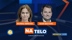 Hosťami Na telo budú Monika Beňová a Igor Matovič