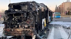 V Košiciach horel autobus, zadná časť zhorela do tla