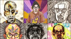 Muž maľoval samého seba. Každý deň pod vplyvom inej drogy!