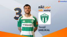 VIDEO: Nádherné sólo a ešte krajšia strela. Smejkal kandidátom na Gól sezóny