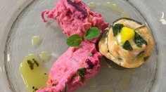 RECEPT NA DNES: Pstruh na pomarančoch so šalátom z farebných zemiakov