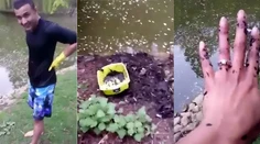 Najhoršia žiadosť o ruku? Chlapcovi spadol prsteň do jazera