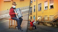 Talianka, ktorej hral 81-ročný manžel na akordeóne pod oknom nemocnice, zomrela