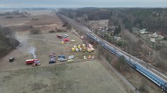 OBRAZOM: Po zrážke vlakov pri Českých Budějoviciach zasahujú všetky záchranné zložky