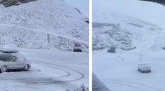 VIDEO: Hoci sa lúčime s letom, v Taliansku už začala zima. V slávnom horskom priesmyku nasnežilo