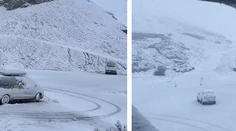 VIDEO: Hoci sa lúčime s letom, v Taliansku už začala zima. V slávnom horskom priesmyku nasnežilo