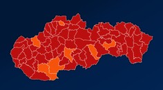 Na Slovensku už nie je zelený ani jeden región