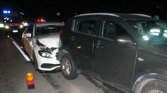 FOTO: Reťazová nehoda pri Šoporni. Zrazilo sa tam 11 áut