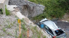 FOTO: Smrteľná nehoda na Orave. Auto vyletelo z cesty, vodič (†56) neprežil