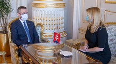 Pellegrini povedal, že sa s Čaputovou rozprával aj o úradníckej vláde