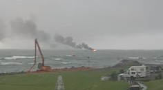 Pri pobreží Nového Zélandu horela luxusná výletná loď