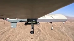 FOTO+VIDEO: Irán ukázal v akcii svoj najväčší bojový dron. Nápadne sa podobá na konkurenta z USA