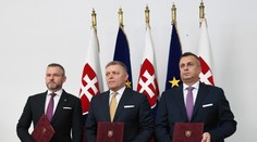 Lídri Smeru, Hlasu a SNS podpísali koaličnú dohodu. Robert Fico oznámil, ako si podelili ministerstvá