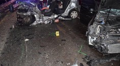 Vážna nehoda pri Starej Turej. Pri čelnej zrážke sa ťažko zranili traja ľudia