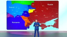 Medvedev ukázal „novú mapu Ukrajiny“. Územie, na ktoré si Rusi robia zálusk, na nej prekvapivo chýba